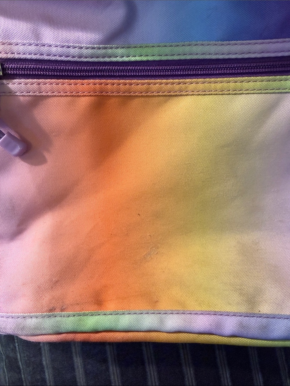 STATE Ombre Rainbow Backpack - Purple, Blue, Green, Yellow, Orange - Picture 5 of 13